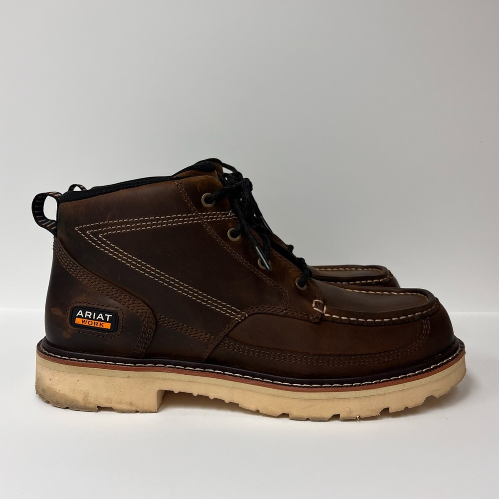 Men’s Brown Rebar Lift Chukka Lace Up Work Boot by Artiat, Size 11D